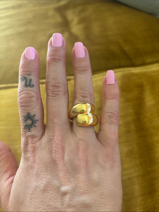 Milor Jewelry - Milor 14K Gold Electroformed Ring Over Resin | Chunky Statement Ring